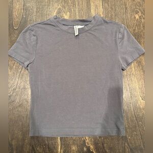 H&M Divided Charcoal Tee